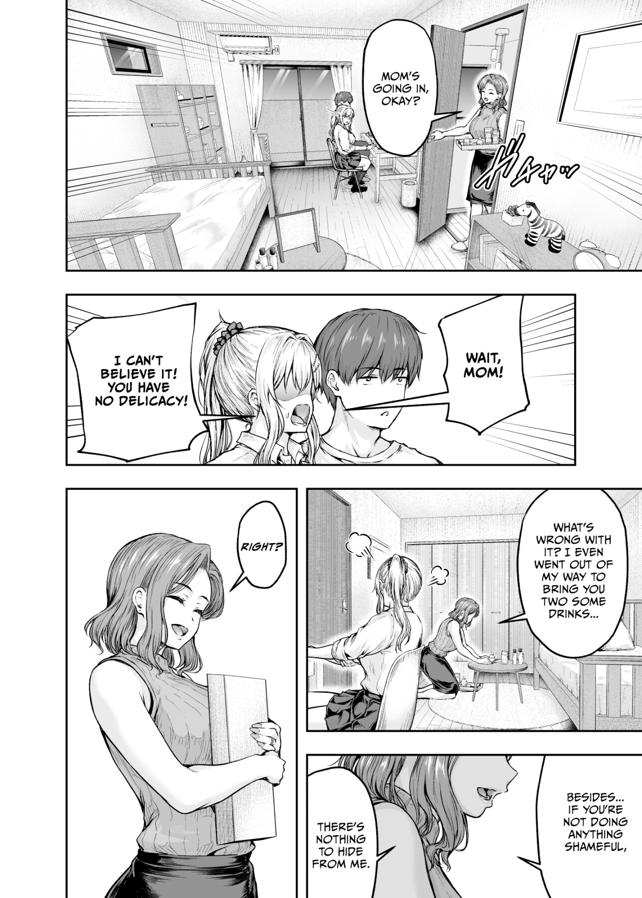Hentai Manga Comic-Mom's obsessed with her Daughter's Boyfriend 1-Read-37
